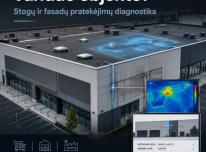 Plokščių stogų ir fasadų pratekėjimų diagno