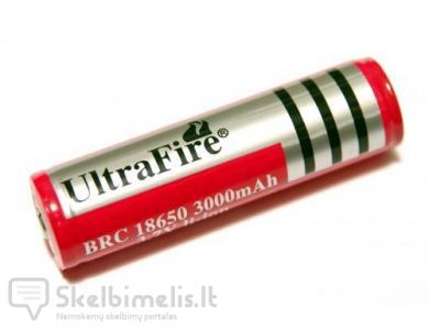 Ultrafire 18650 akumuliatoriai